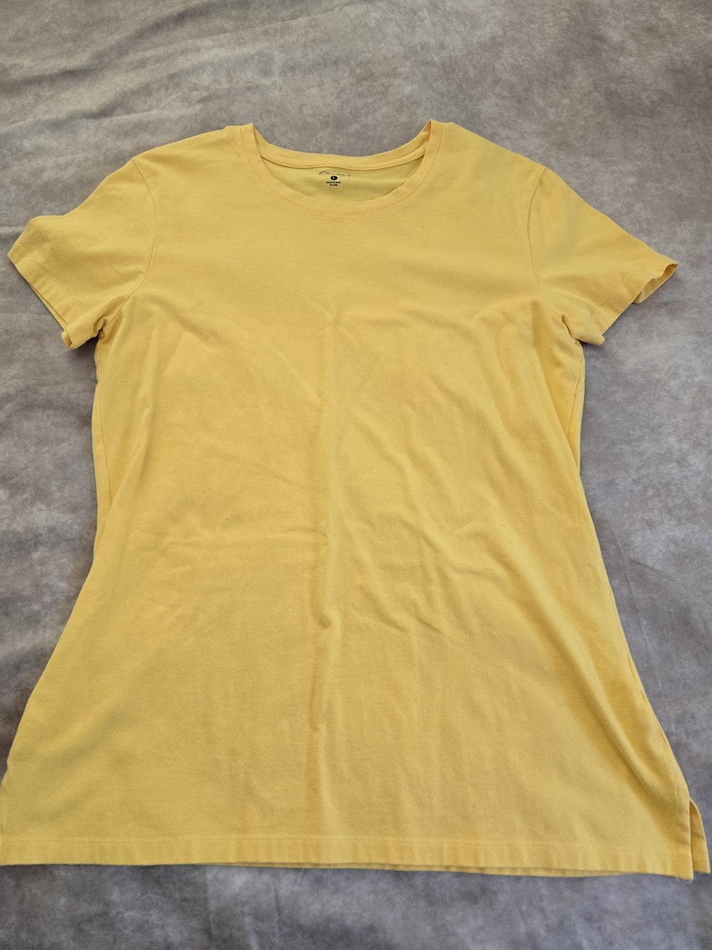 Great Northwest Yellow Women’s Crewneck Short Sleeve Tee Comfort Casual